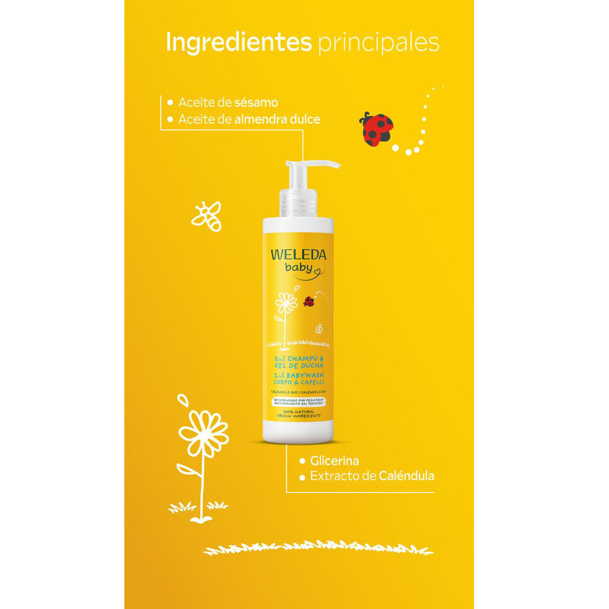 Weleda Calendula Shampoo & Douchegel 400 ml