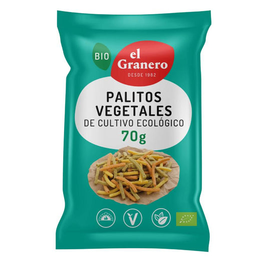 Chips Bastoncini vegetali BIO El Granero 70 g