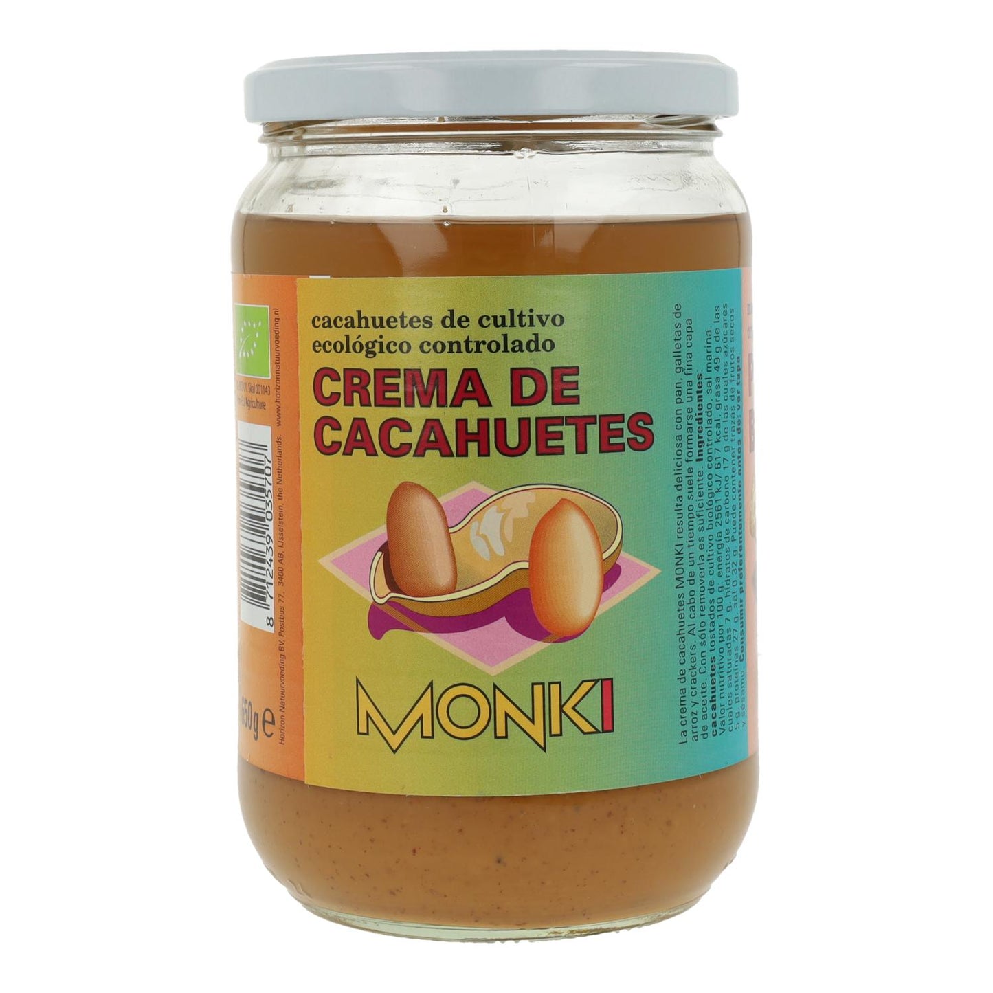 Beurre de cacahuète bio Monki 330 g