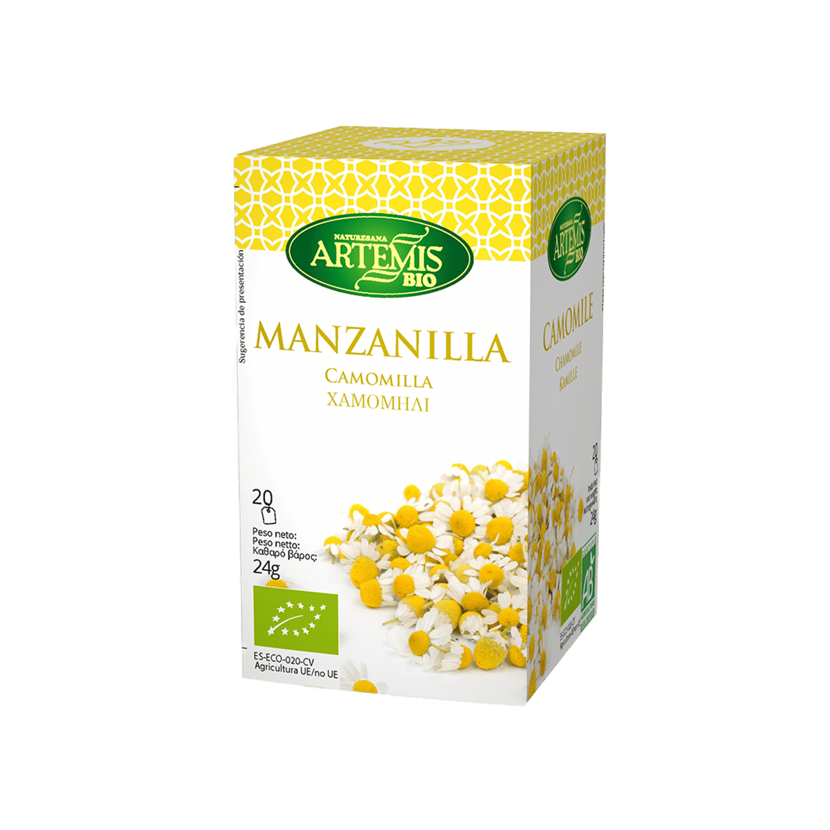 Camomilla Artemis, 20 filtri.