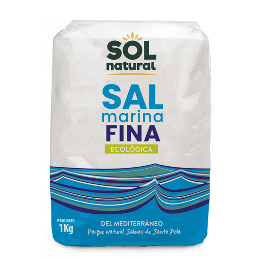Ekologisk fin havssalt Sol Natural 1 kg