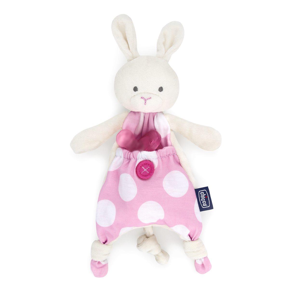 Pocket Friend Chicco roze fopspeenhouder