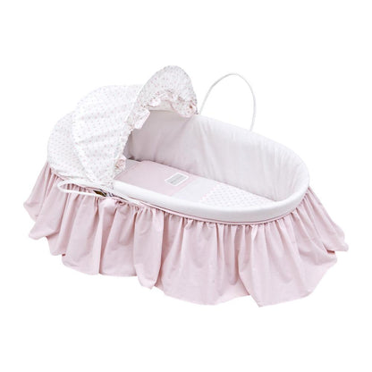 Wiegmandje met kap BE in verschillende kleuren Beige