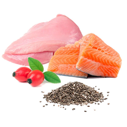 Barf Michi Mimos Organic Wet Cat Food (Turkey and Salmon) Puromenu 100 g