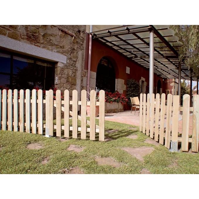 Support d'ancrage métallique carré pour poteaux et pergolas Woodfix Nortene 7 x 7 cm