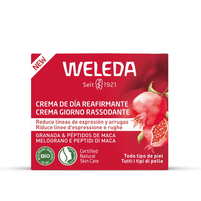 Krem na dzień ujędrniający z granatem i peptydami maca Weleda 40 ml