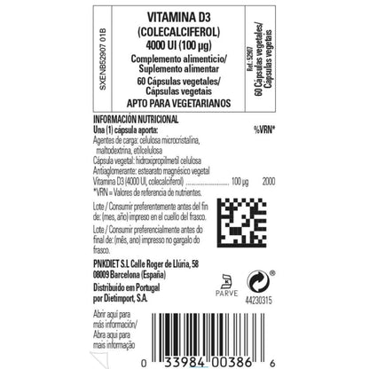 Vitamin D3 (Cholecalciferol) 4000 IE (100 μg) 60 pflanzliche Kapseln Solgar 120 pflanzliche Kapseln