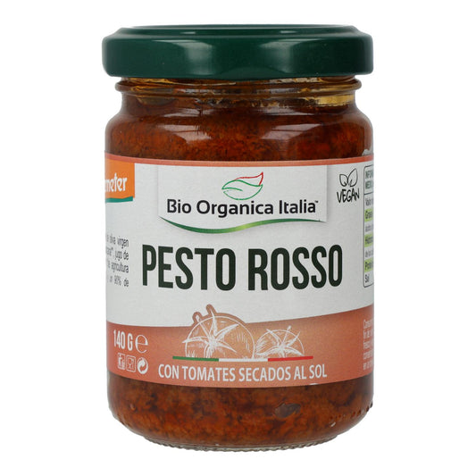 Pesto Rosso aus getrockneten Bio-Tomaten aus Italien, 140 g