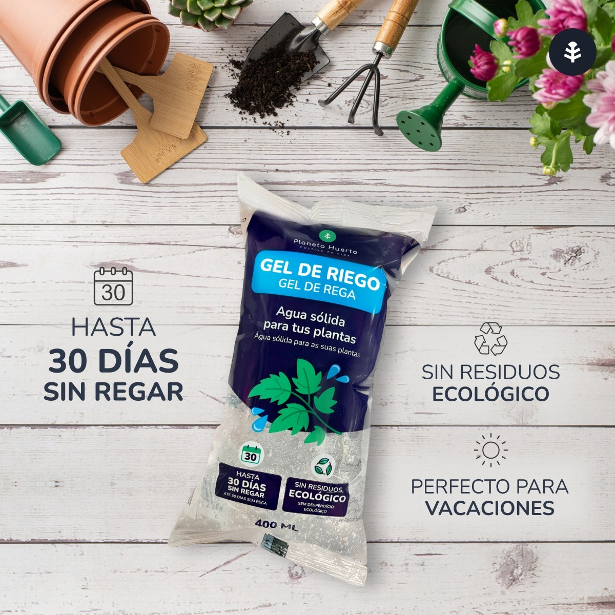 5-pack Planeta Huerto bevattningsgel 400 ml