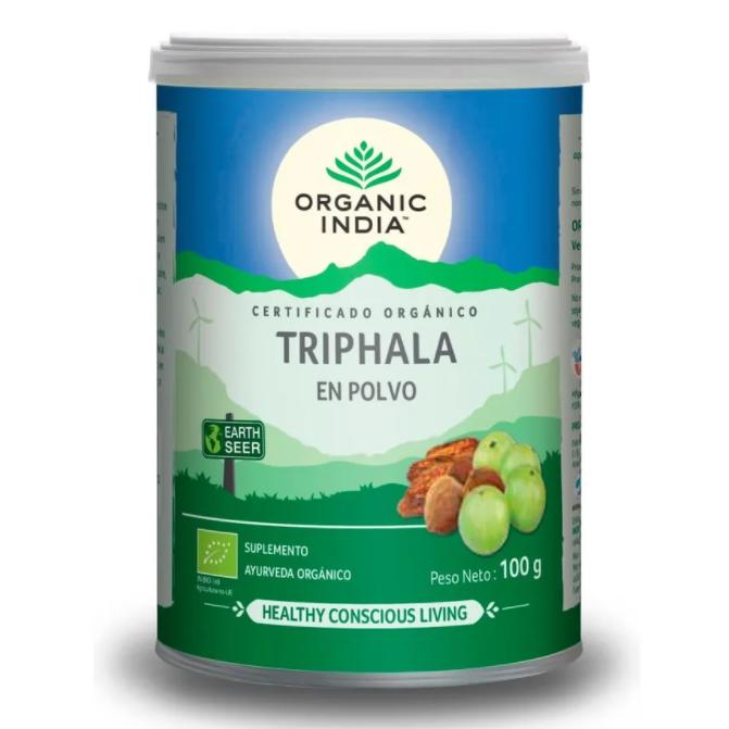 Triphala in polvere biologica barattolo da 100 g