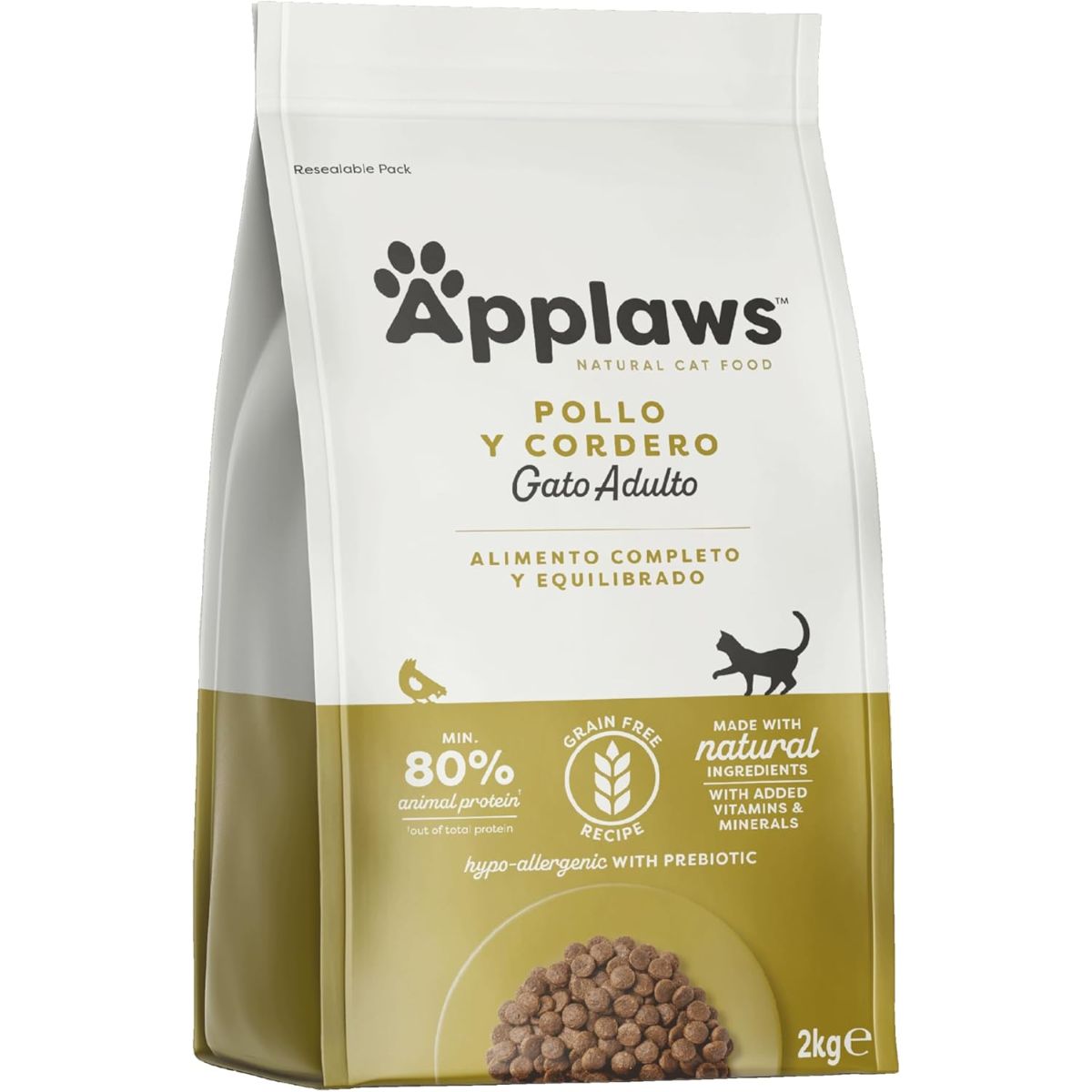Applaws Cat Dry Kurczak i jagnięcina 2 kg Naturalna karma dla kotów bez zbóż