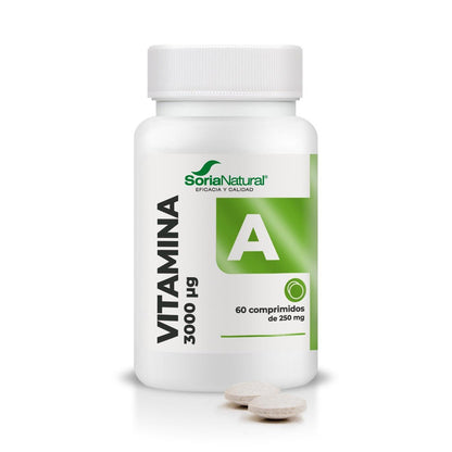 Witamina A, Soria Natural, 60 tabletek