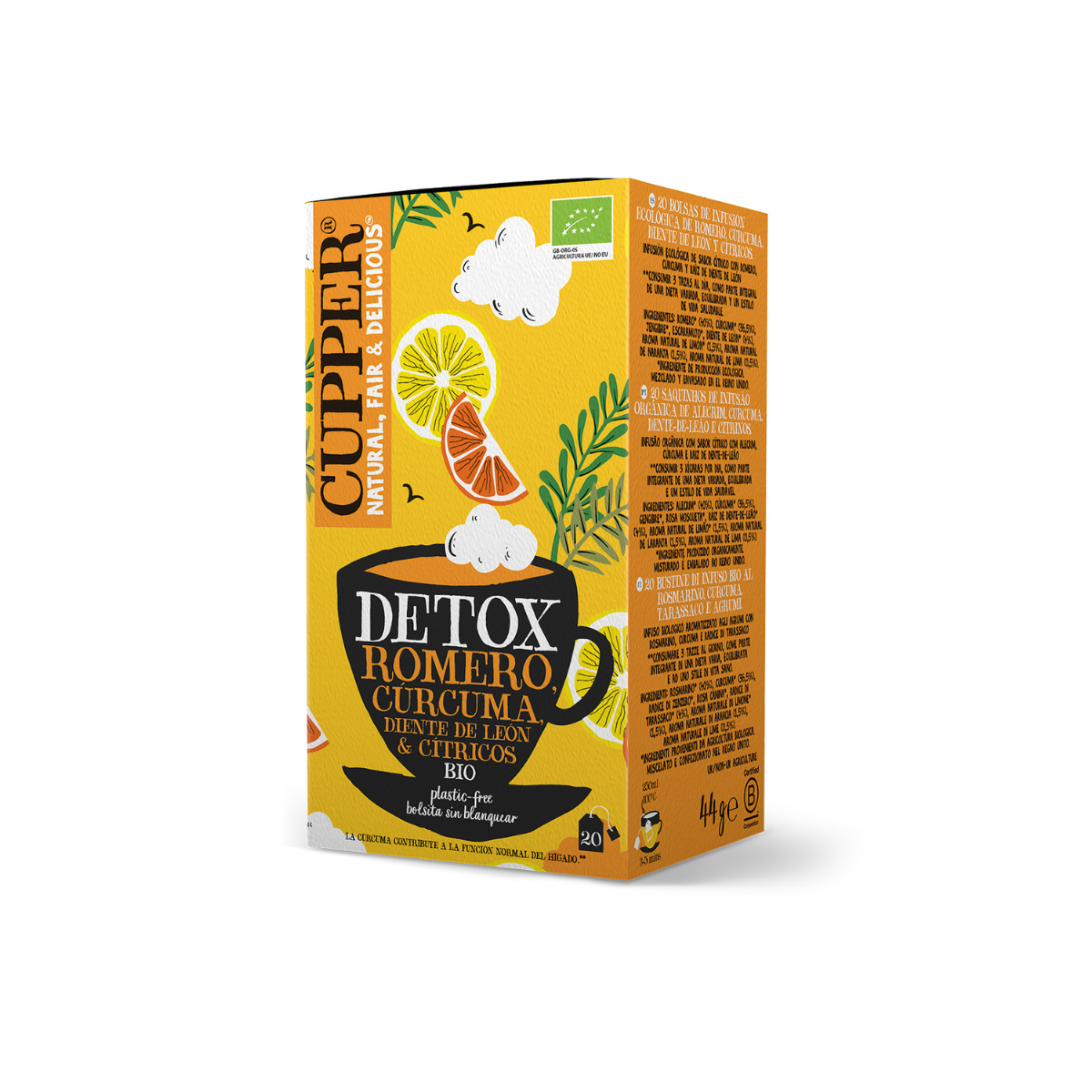 Detox-thee Bio Cupper 20 zakjes