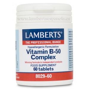 Vitaminkomplex B-50 Lamberts, 60 tabletter