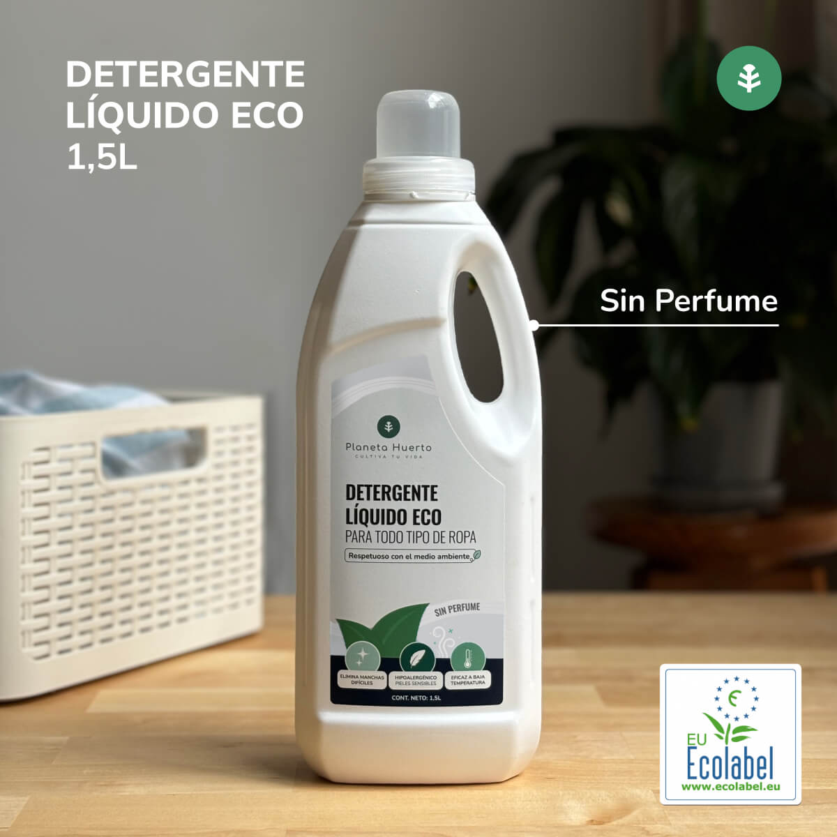 Packung 3xFlüssigwaschmittel ECO Unscented Planet Orchard 1,5 Liter