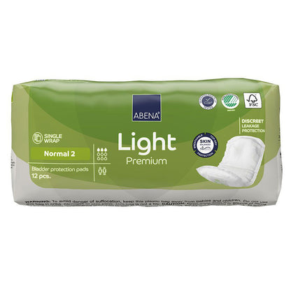 Assorbenti Incontinenza Light Premium Normal 2 Abena 12 pz