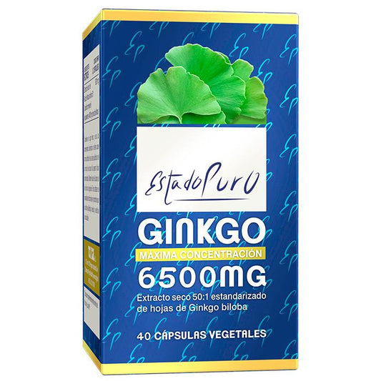 Estado Puro Ginkgo 6500 mg 40 capsules