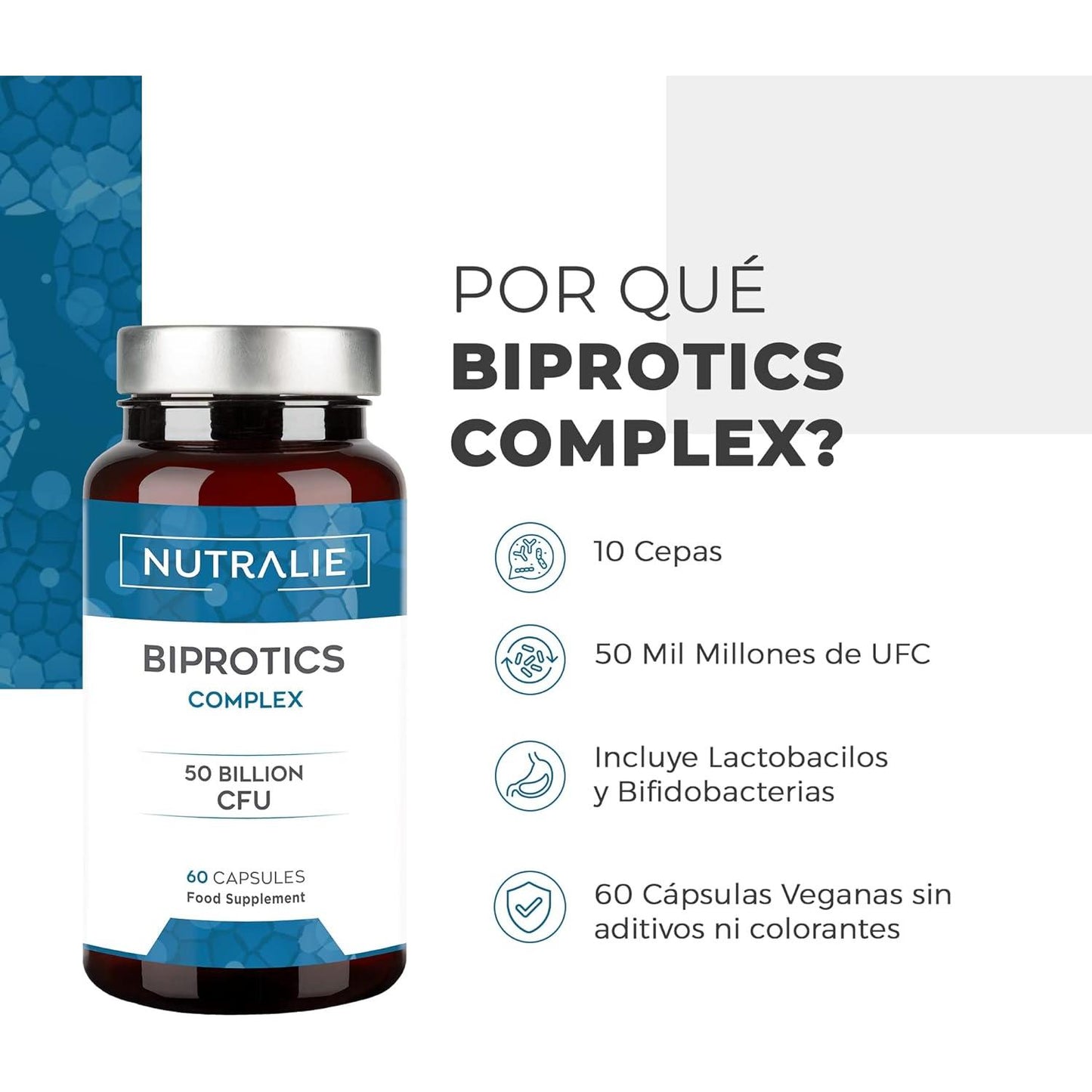 Nutralie Probiotici intestinali 10 ceppi 60 capsule