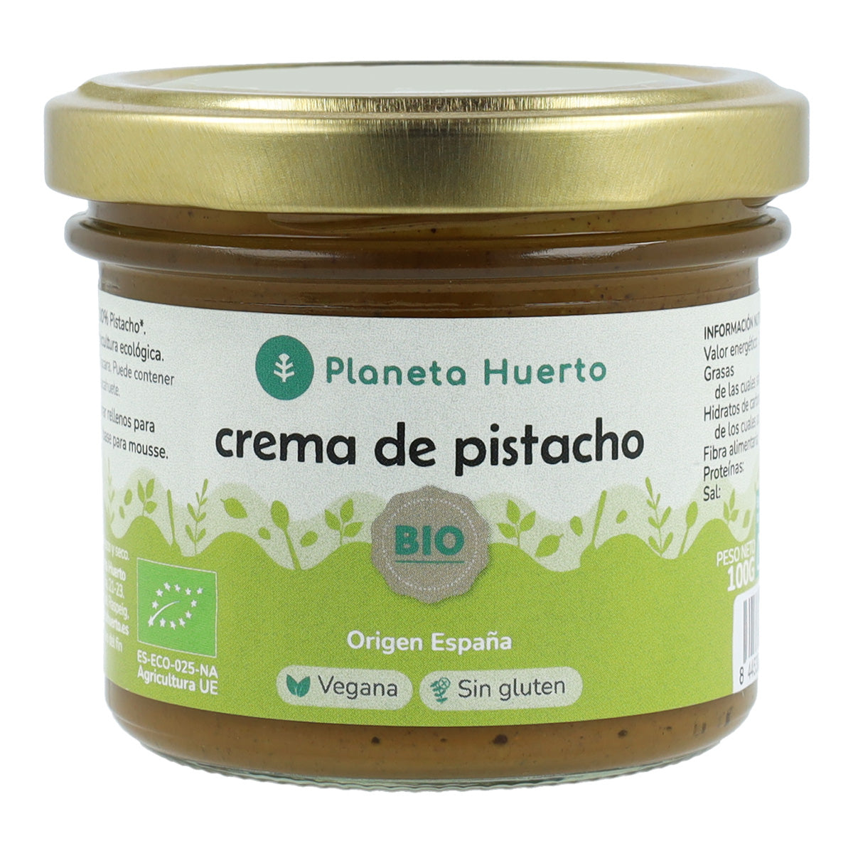 3er-Pack Pistaziencreme 100 % ECO Planeta Huerto 100 g
