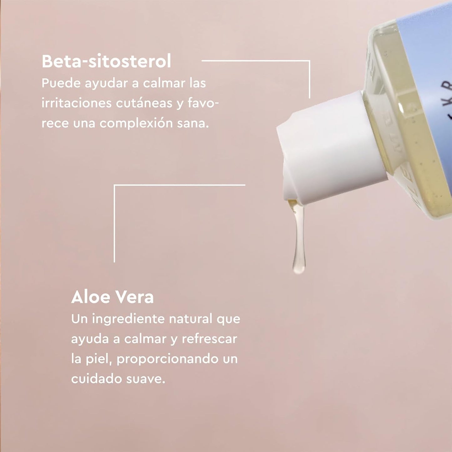 Gel de baño sin fragancia Urtekram 500 ml