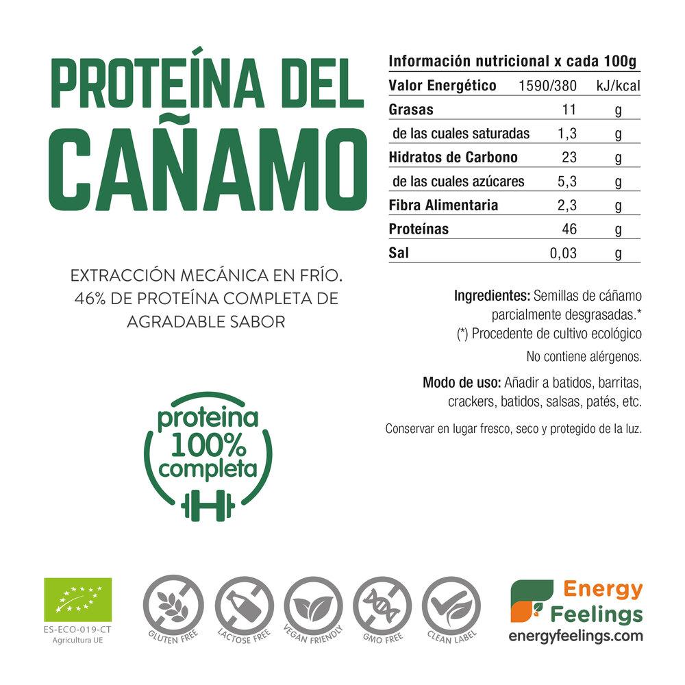 Confezione da 2 proteine di canapa ECO Energy Feelings 1 kg