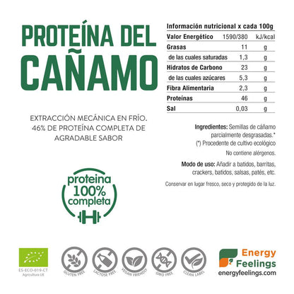 Confezione da 2 proteine di canapa ECO Energy Feelings 1 kg
