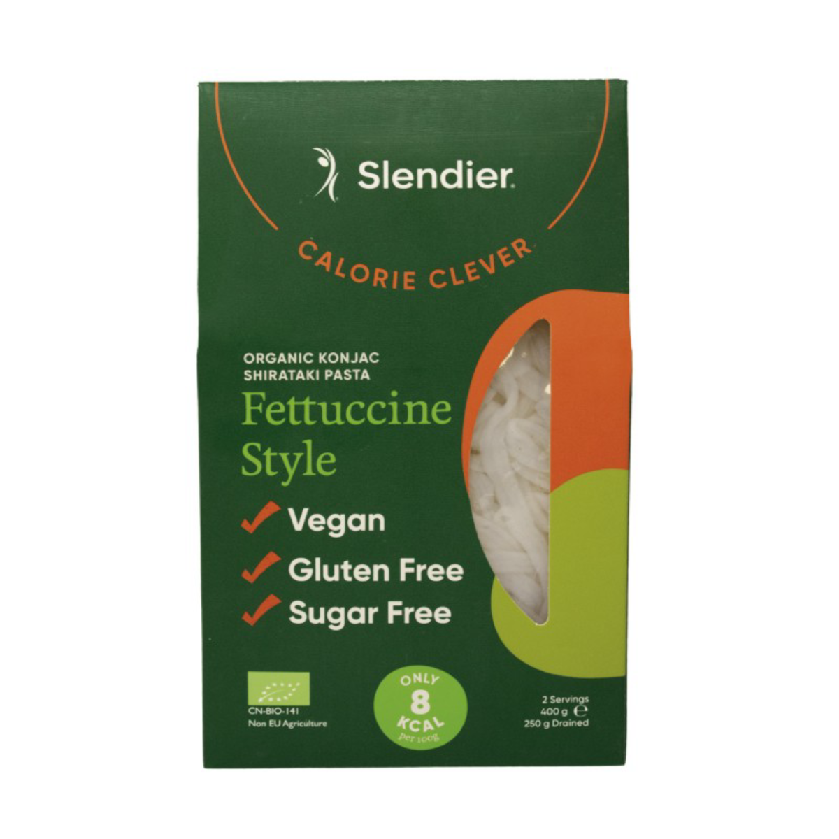 Fettuccine di konjac biologiche Slendier 400 g