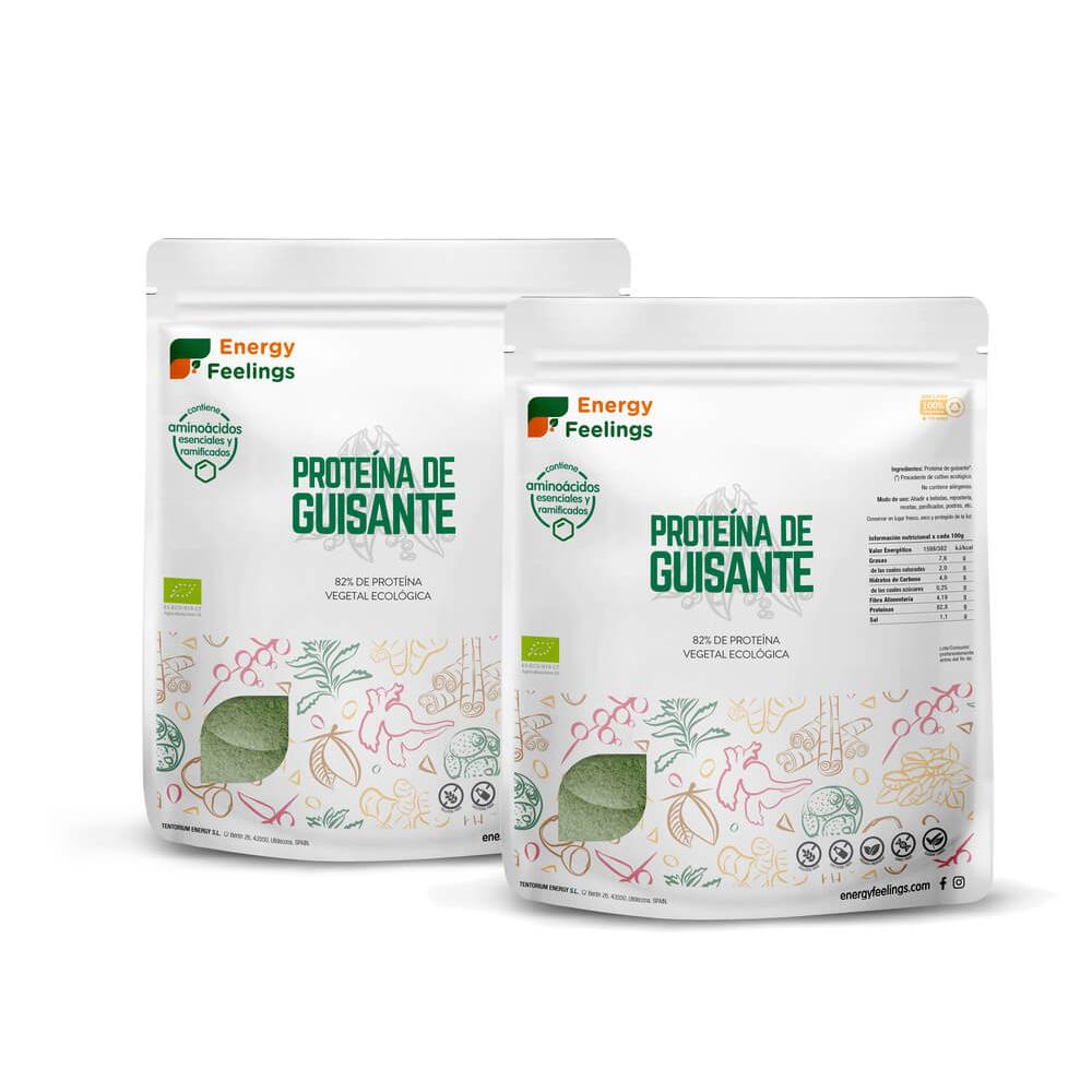 Pack 2x Protéines de pois ECO, Energy Feelings, 1 kg