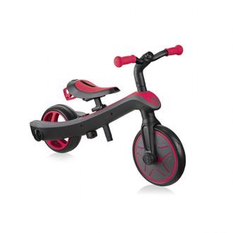 Triciclo convertibile Trike explorer 2 in 1 rosso