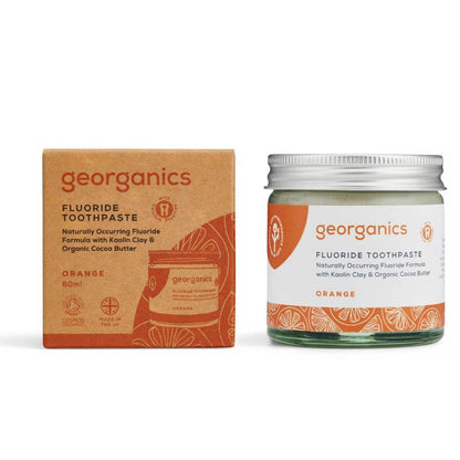 Pasta do zębów z fluorem Pomarańcza 60 ml Georganics