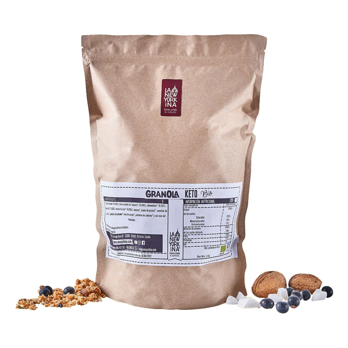 Keto Granola La Newyorkina 1.5 kg