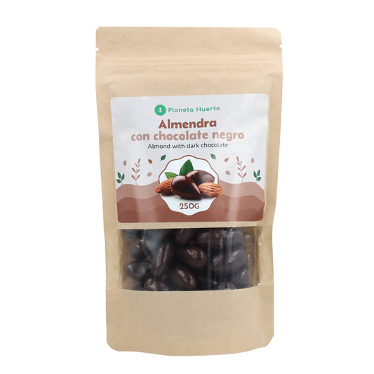 Mandeln mit dunkler Schokolade Planeta Huerto 250gr