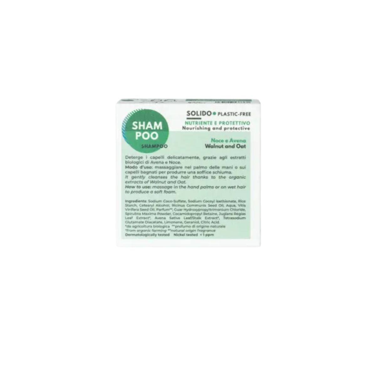 Festes, pflegendes und schützendes Shampoo ohne Rückstände 64 g, ökologisch, Officina Naturae