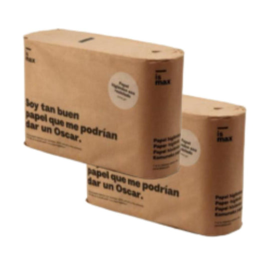 2er-Pack Öko-Toilettenpapier 6x40 m Ismax 6 Einheiten