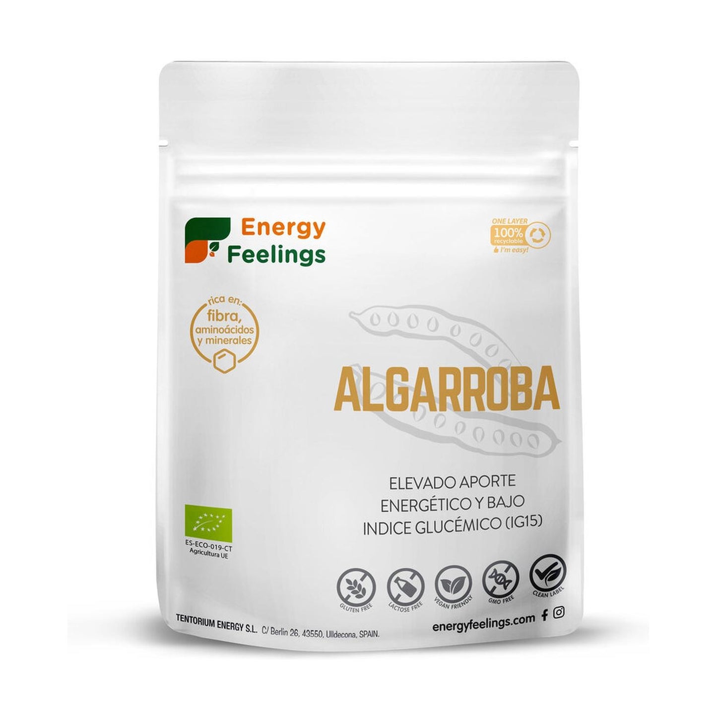 Johannisbrotpulver Energy Feelings 1 kg