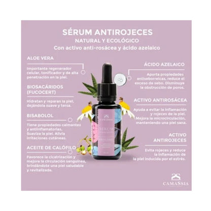 Natürliches Serum gegen Rötungen, Camassia, 30 ml