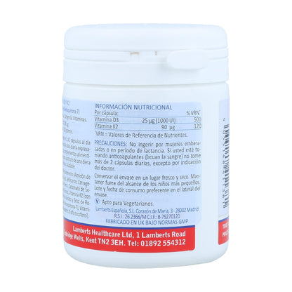 Vitamina D 3 1000 Ui e Vit K2  90 Ug, Lamberts