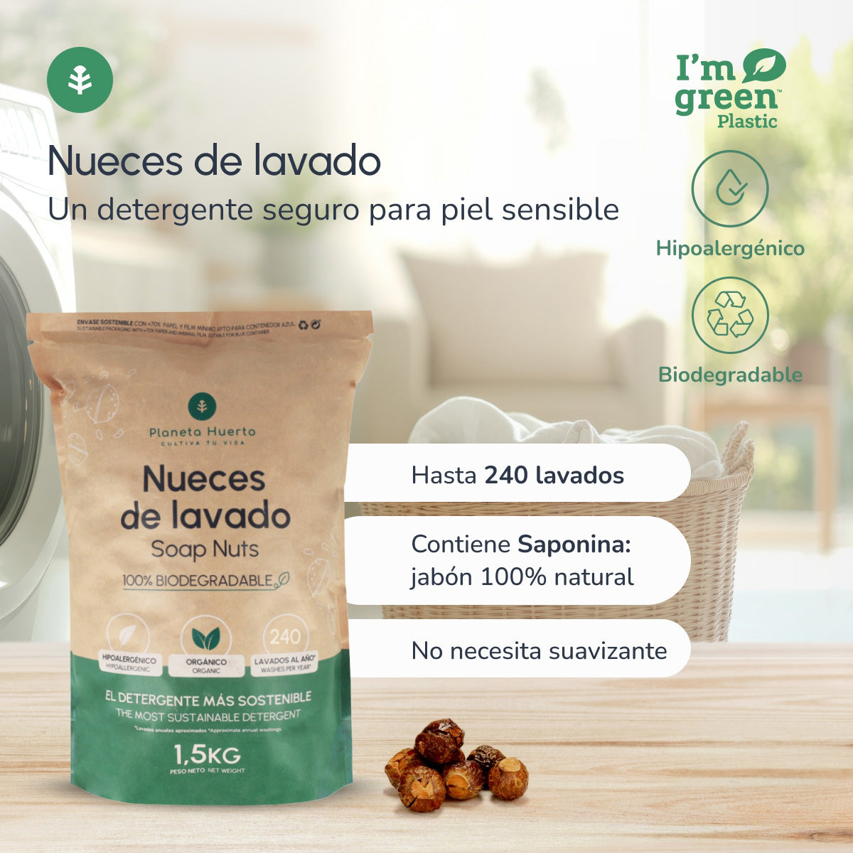 Planeta Huerto Washed Walnuts 1,5 kg