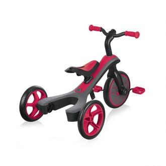 Triciclo convertibile Trike explorer 2 in 1 rosso