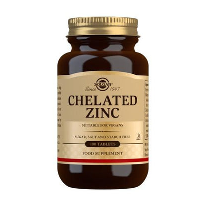 Zink-Chelat 100 Tabletten à 22 mg Solgar