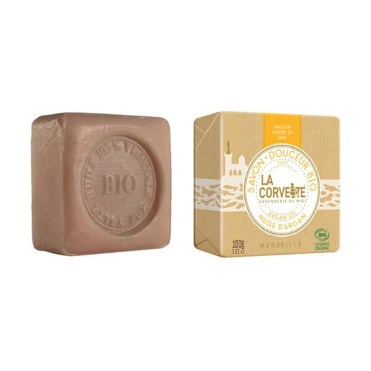 Naturlig tvål i tablettform Arganolja BIO La Corvette 100 g
