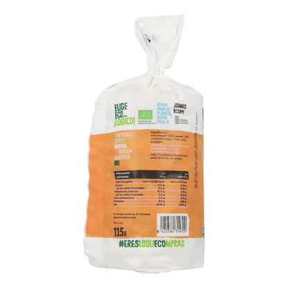 Ecocesta Organic Rice and Oat Cakes 115 g
