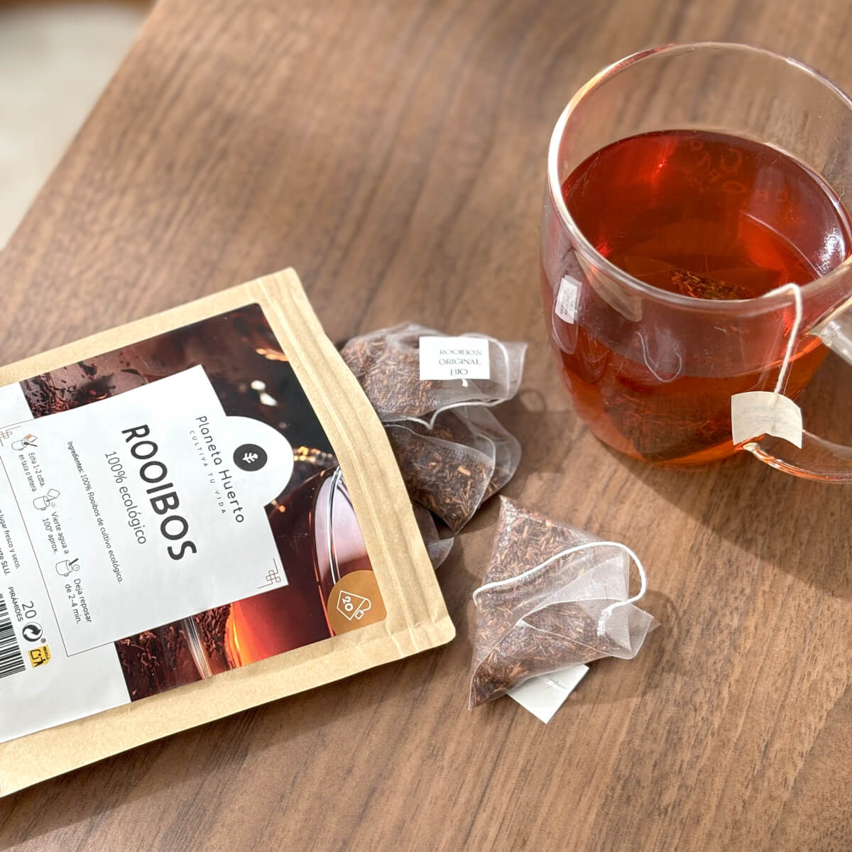 Rooibos Original ECO Rooibos Planet Garden 20 Pyramiden