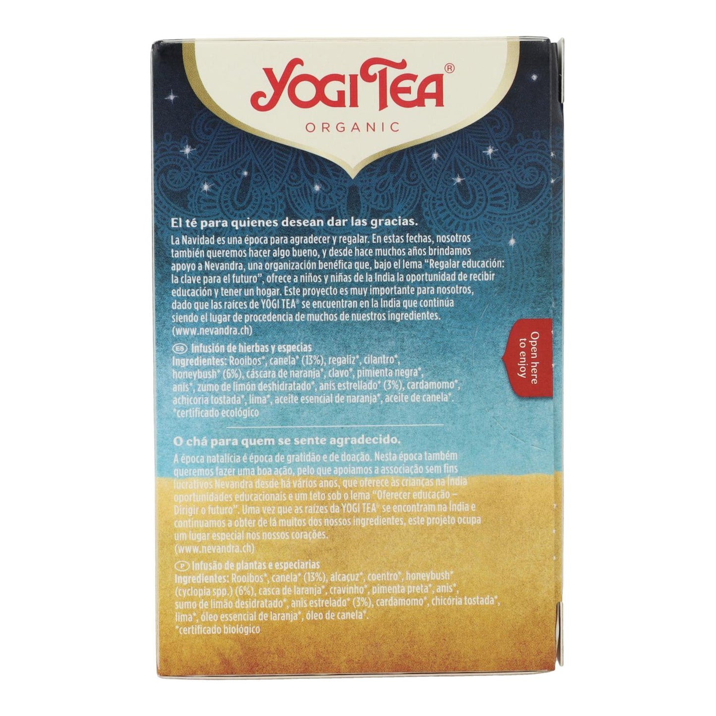 Yogi Tea BIO Weihnachts-Tee 17 Beutel