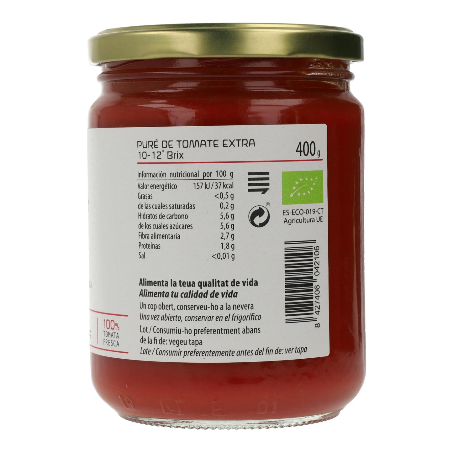Cal Valls Bio-Tomatenpüree, 400 g