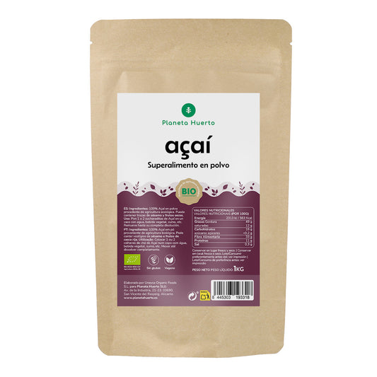 Planeta Huerto Organic Açaí Powder 1 kg