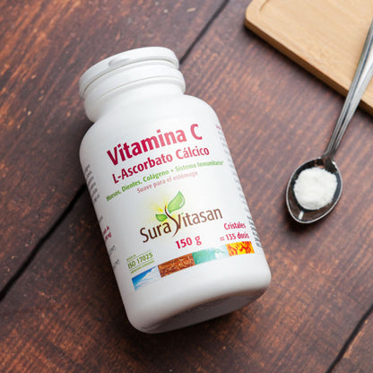 Witamina C L-askorbinian, Sura Vitasan, 150 g