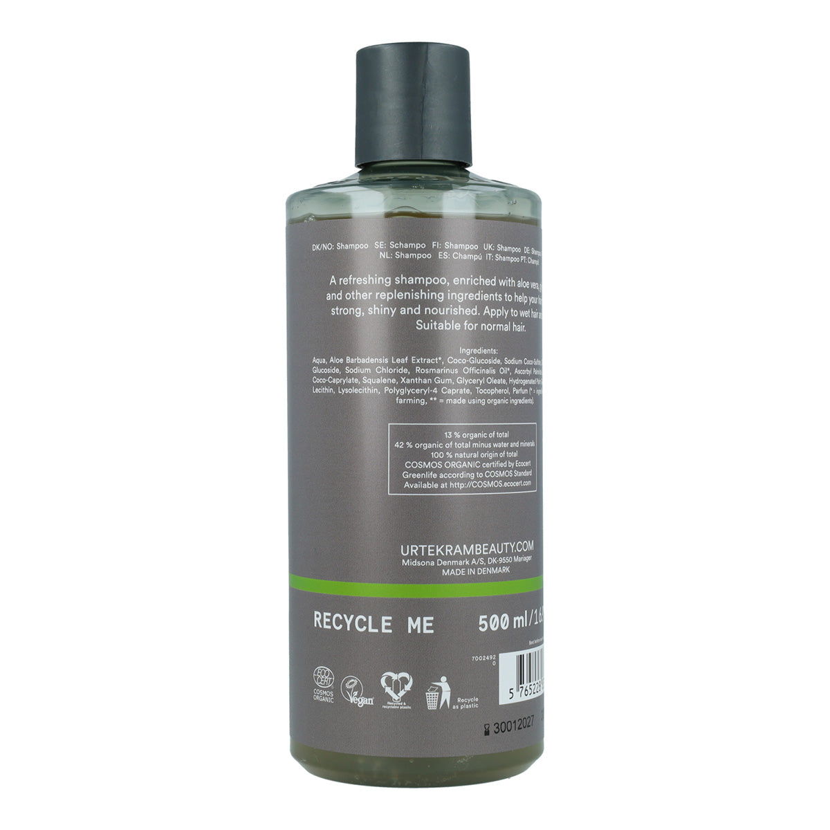 Rozemarijnshampoo voor fijn haar Urtekram 500 ml