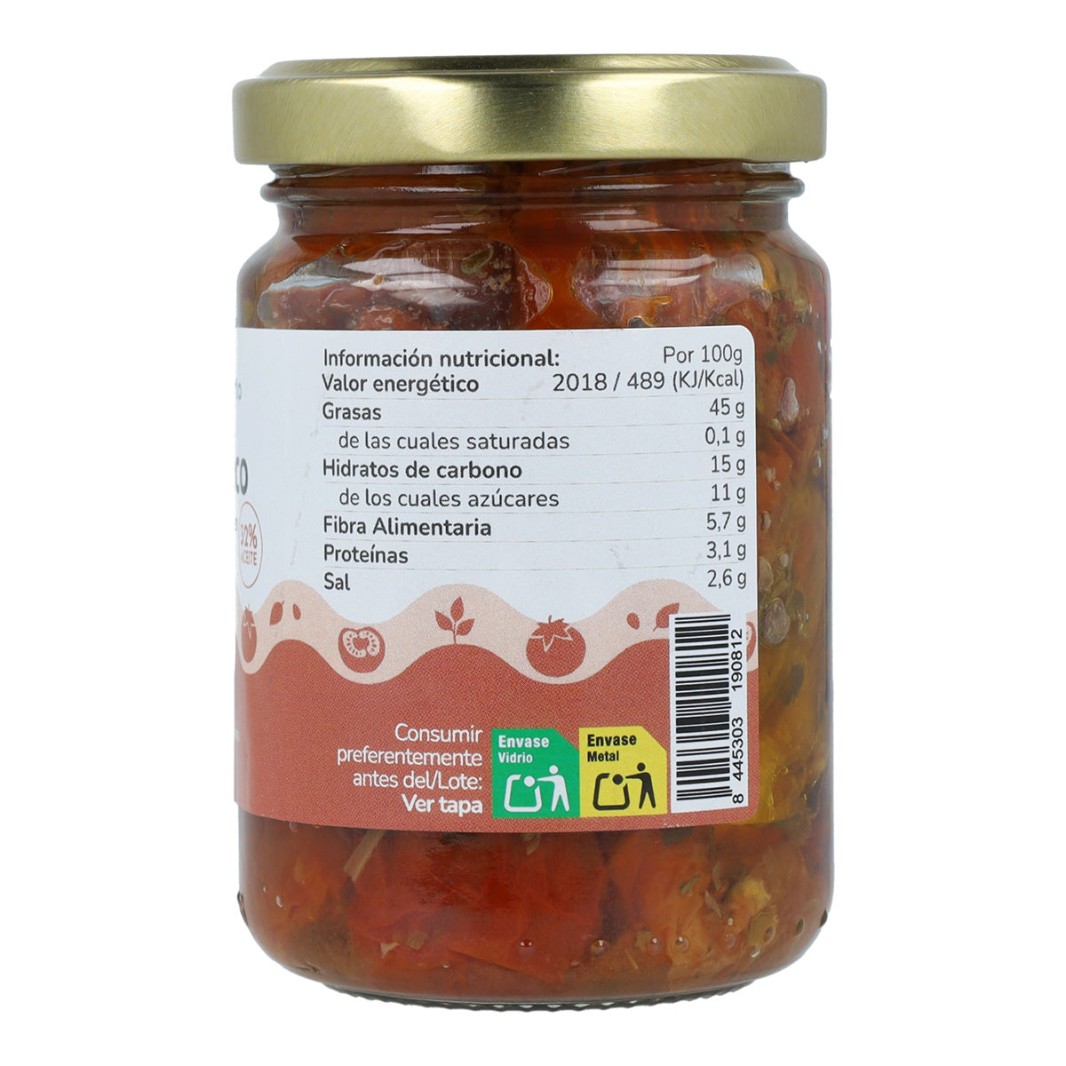 Sonnengetrocknete Tomaten in nativem Olivenöl extra ECO Planeta Huerto 155 g