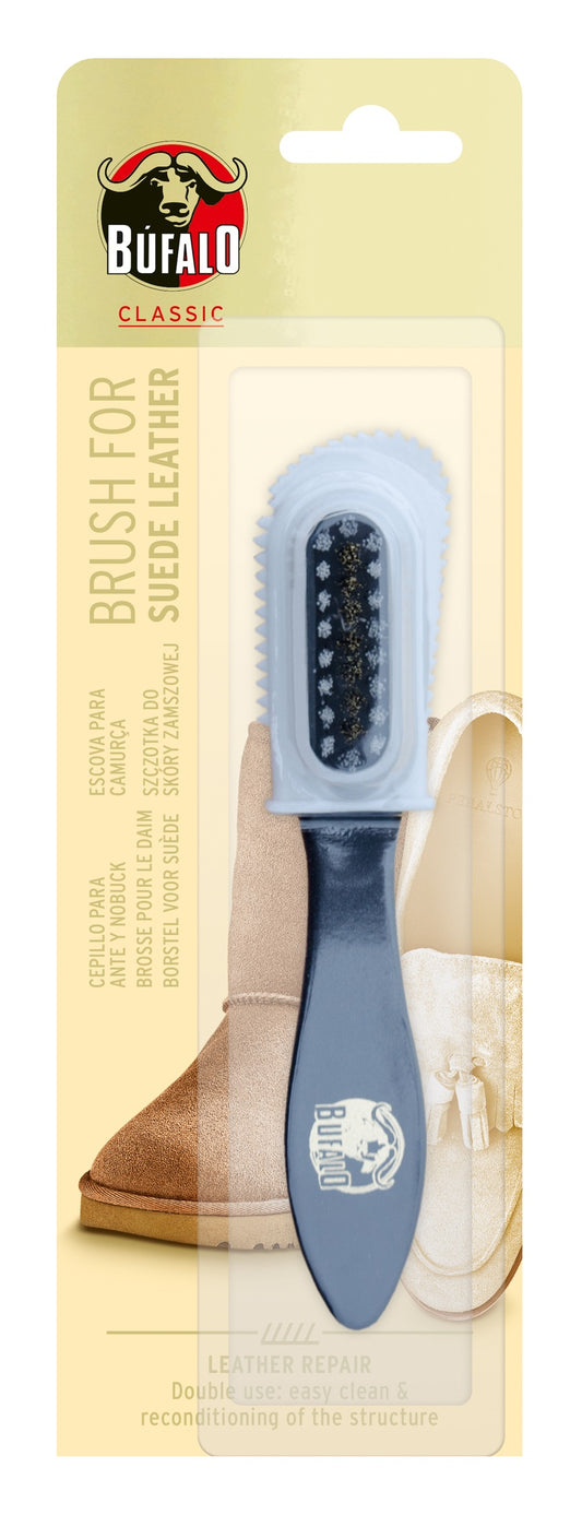 Büffel-Nubuk-Wildlederbürste